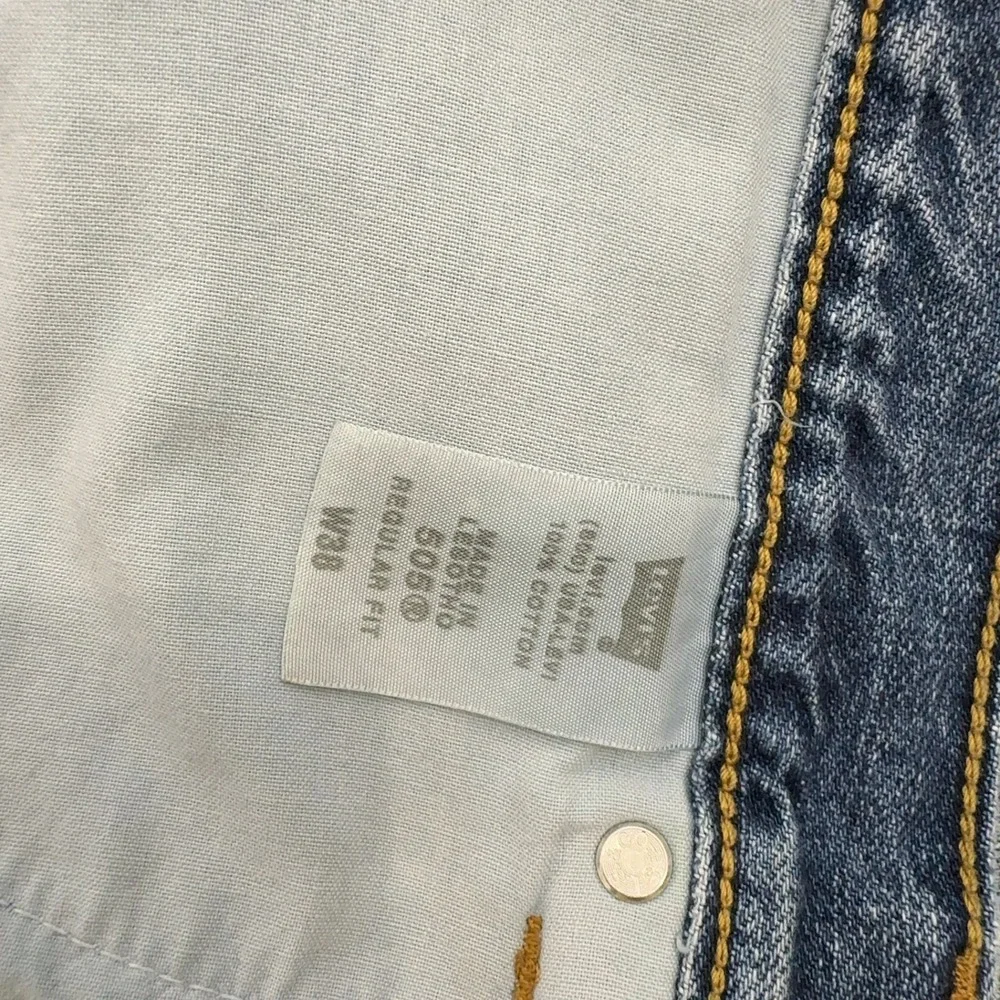 Levis 505 Denim Shorts Mens‎ 38 Blue Cotton Regular Fit Casual Summer Streetwear